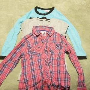 Lot of 3 Justice shirts